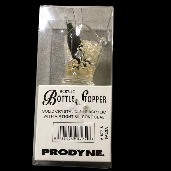 Bottle Stopper for Wine, Champagne,..by Prodyne Made in Taiwan New in Box - Picture 3 of 6